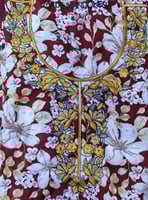 مخور اماراتي حرير بفصوص كرستال