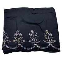 طرحة قطن بكرستال فضي