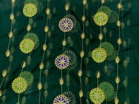 درع شيفون مطرز خيط مع كرستال