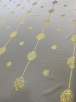 قماش سي واي بماء الذهب عرضين بدون فصوص