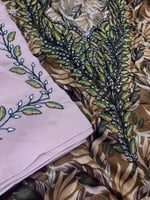 مخور اماراتي حرير مخرم بفصوص كرستال مع الطرحة