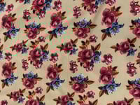 قماش بودرة مشجر عرضين