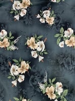 قماش كريب مشجر