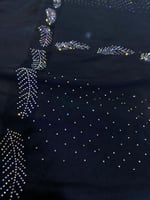 طرحة سهرات تل خفيف كرستال