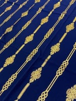 قماش سي واي بماء الذهب عرضين بدون فصوص