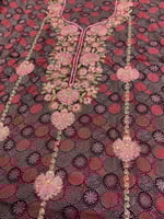 مخور كشميري تصميم خاص مطرز خيط مع كرستال