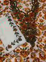 مخور اماراتي حرير مخرم بفصوص كرستال مع الطرحة