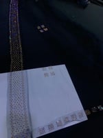 طرحة تل خفيف تطريز كرستال سهرات