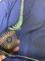 طرحة تل كرستال أطراف مترين في متر