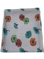 قماش بودرة مطرز كرستل مترين ونص