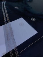 طرحة تل خفيف تطريز كرستال سهرات