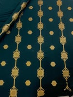 قماش سي واي بماء الذهب عرضين بدون فصوص