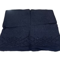 طرحة قطن بفصوص كرستال اسود