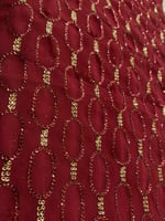 قماش سهرة شيفون مع ترتر