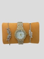 ساعة كريستال مع الاساور