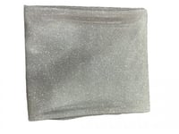 قماش استرتش لماع رصاصي ثلاثه متر