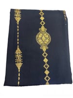 قماش سي واي مطرز كرستال مترين ونصف