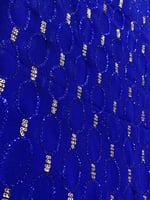 قماش سهرة شيفون مع ترتر