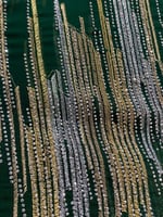 درع عدني شيفون تطريز خيط وكرستال