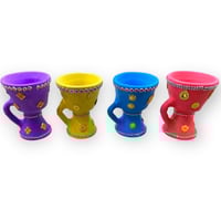 مبخرة طين مزينة بكرستال