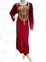 ثوب عسيري مخمل تطريز امام