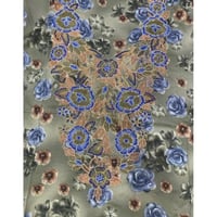 مخور حرير مشجر تطريز كرستال