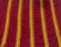 درع عسيري شيفون مطرز بخيط ٣متر ونصف (عرض واحد )