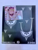 طابعة حناء استكر نقش نسائي