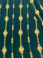 قماش سي واي بماء الذهب عرضين بدون فصوص