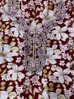 مخور اماراتي حرير بفصوص كرستال