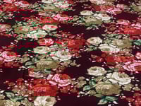 قماش كريب مشجر ٣ متر عرضين