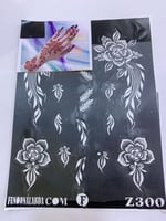 طابعة حناء استكر نقش نسائي