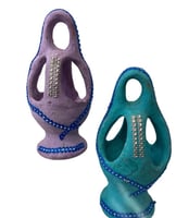 مباخر طين ملونه