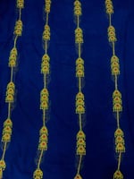 درع عسيري شيفون مطرز بخيط ٣متر ونصف (عرض واحد )