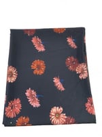 قماش بودرة مطرز كرستل مترين ونص