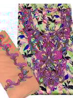 مخور اماراتي حرير بفصوص كرستال مع الشيلة