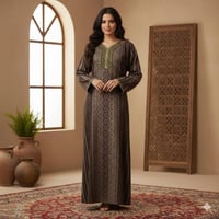 جلابية كشميري كم طويل