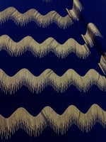 قماش سي واي بماء الذهب عرضين بدون فصوص