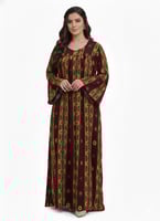 دراعة كويتية بكسرات بالصدر