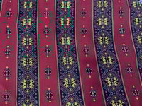 قماش بنقوش شعبية عرضين