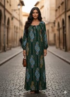 قميص روز كم طويل (مغسول القماش قبل التفصيل) ما يقص...