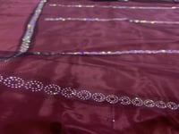 طرحة سهرات تل اسود كرستال اصلي