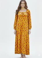 قميص روز شالكي كم طويل