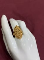 خاتم بديل ذهب نسائي قابل للتوسعه