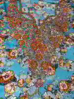 مخور اماراتي حرير بفصوص كرستال