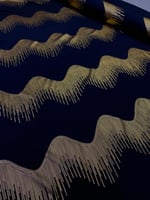 قماش سي واي بماء الذهب عرضين بدون فصوص