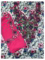 مخور اماراتي حرير بفصوص كرستال مع الشيلة