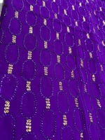 قماش سهرة شيفون مع ترتر