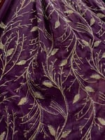 درع عدني شيفون تطريز خيط وكرستال