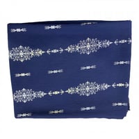 قماش سي واي طبعه فضي مترين ونص